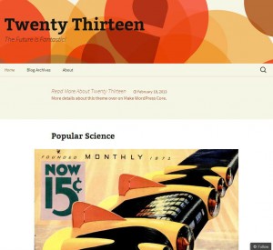 Neues WordPress Theme - Twenty Thirtheen