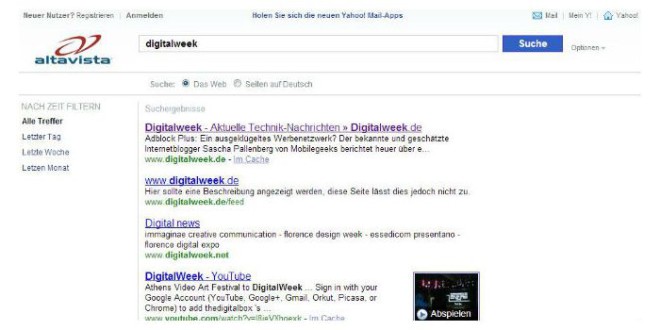 Yahoo schließt den Suchmaschinen-Dino Altavista