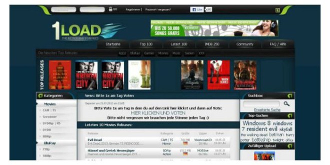 1load.net von der Staatsanwaltschaft abgeschaltet