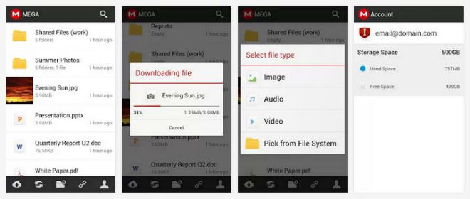 MEGA Android App MEGA Android App