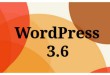 Wordpress in Version 3.6 released