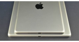 Rückseite des iPad 5 in Spacegrau und Silber
