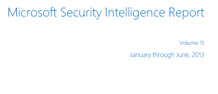 Microsoft Security Report Intelligence