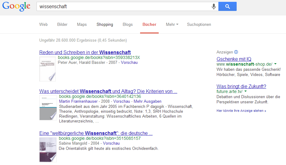 Google Books - Bücher suchen