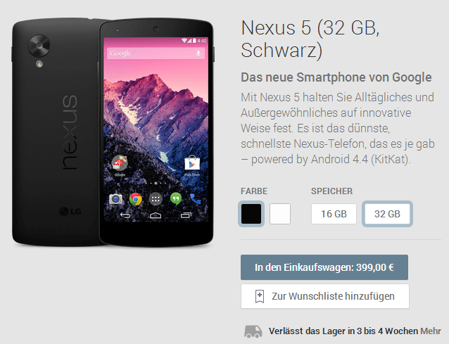 Google Nexus 5