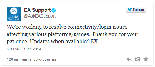 Twitter EA Support