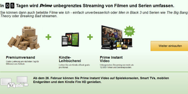 Amazon Videoservice Prime