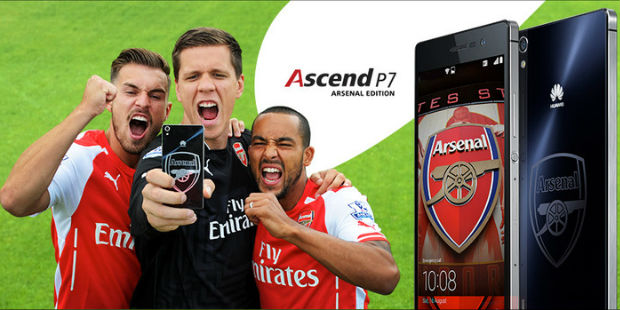 Huawai Ascend P7 Arsenal London Edition