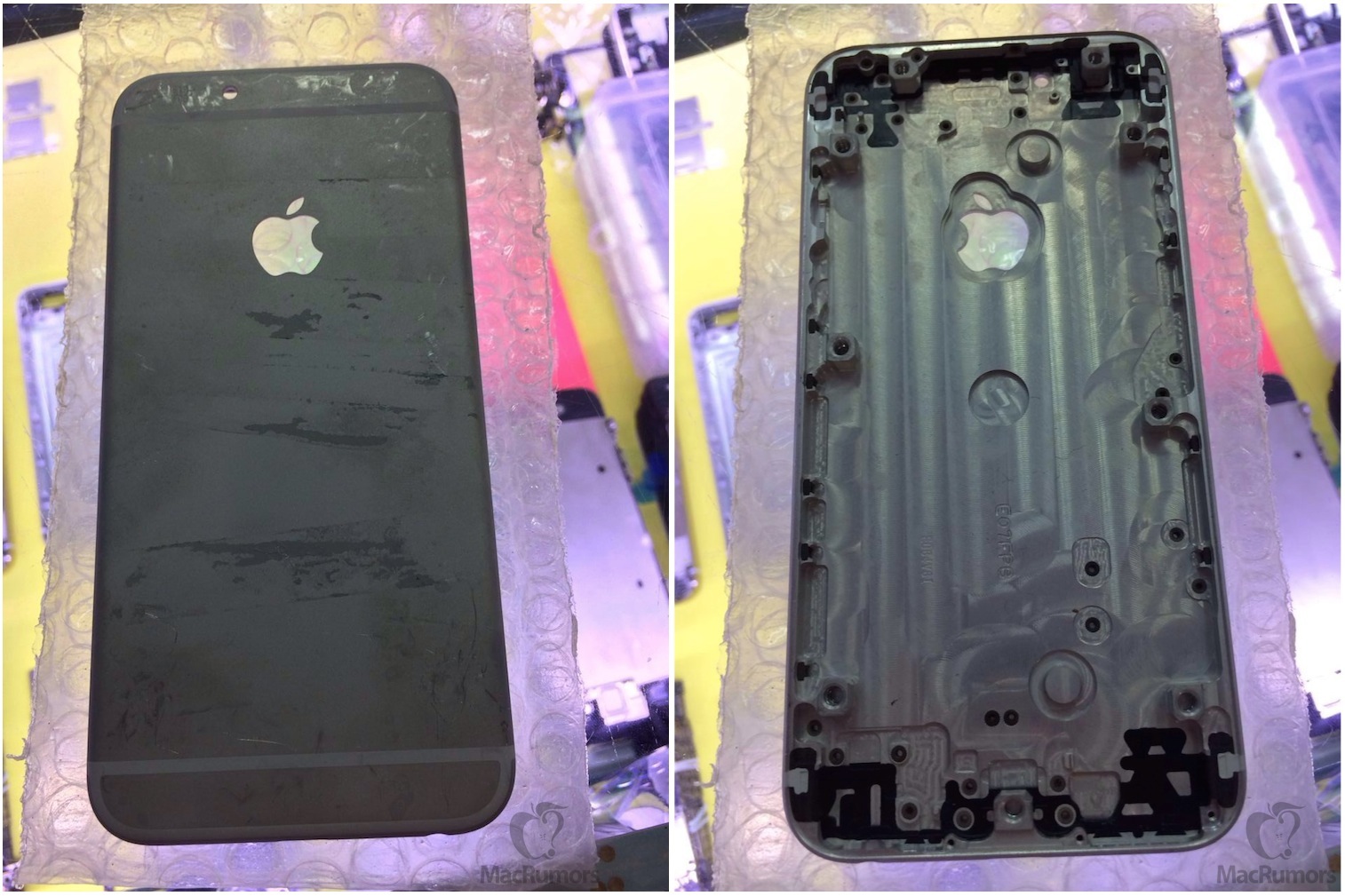 iPhone 6 Rückseite in Schwarz