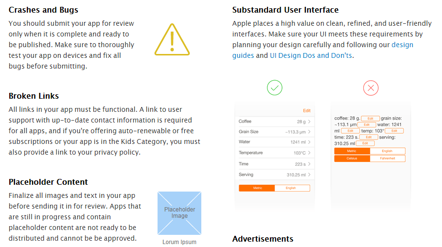 Apple Common App Rejections