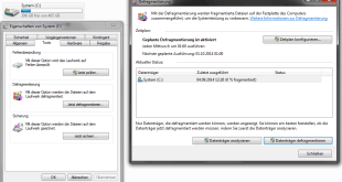 Festplatte unter Windows 7 defragmentieren