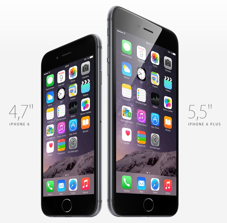 iPhone 6 und iPhone 6 Plus Design