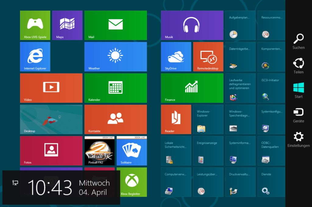 Synchronisation mit Windows 8