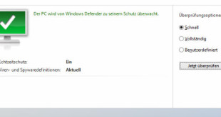 Windows Defender unter Windows 8