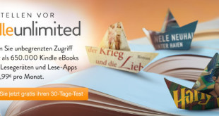 Amazon startet E-Book-Flatrate Kindle Unlimited in Deutschland