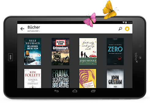 Tolino Tab 8 - E-Books rund um die Uhr