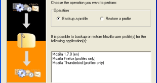 MozBackup - Erstellen eines Backups von Firefox und Thunderbird