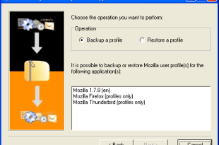 MozBackup - Erstellen eines Backups von Firefox und Thunderbird