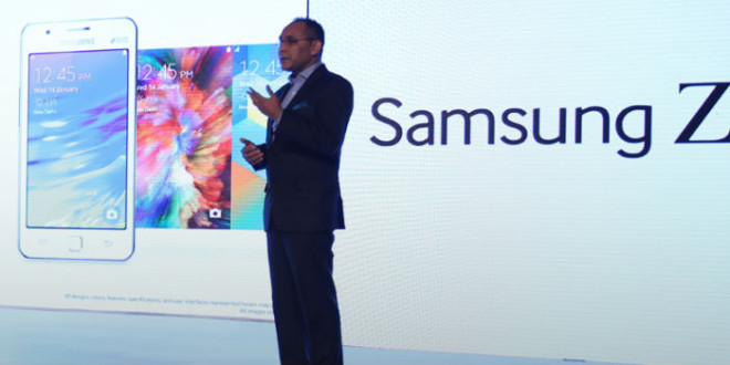 Präsentation des Samsung Z1 für Indien